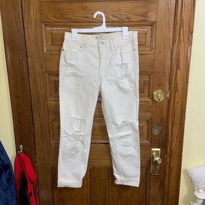 Free People Cream Jeans